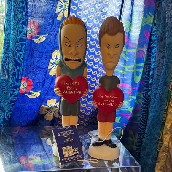 Beavis and Butt-Head Heart Figurines